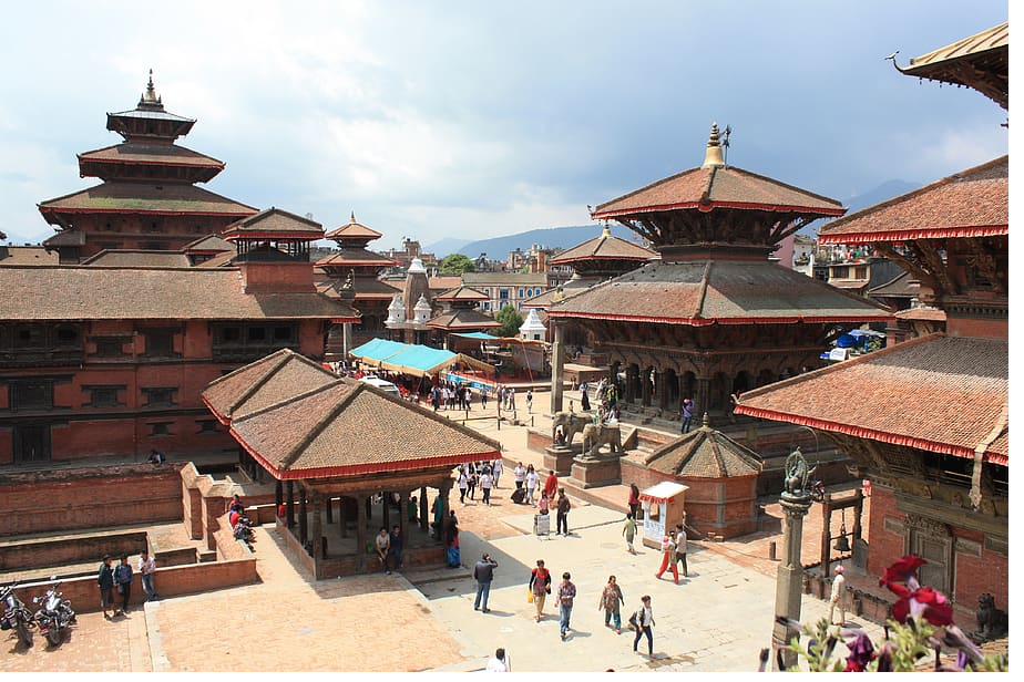 Kathmandu Durbar Square — Hanuman Dhoka palace complex