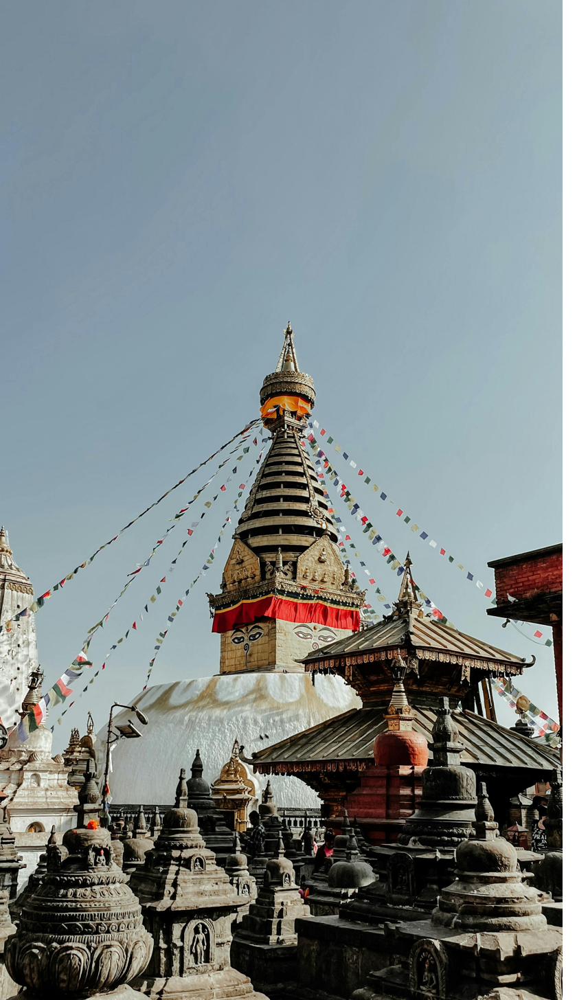 Swayambhunath — the Monkey Temple above the Kathmandu Valley